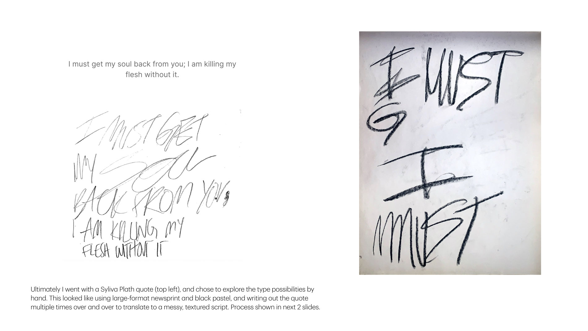 Case Study slide explaining process