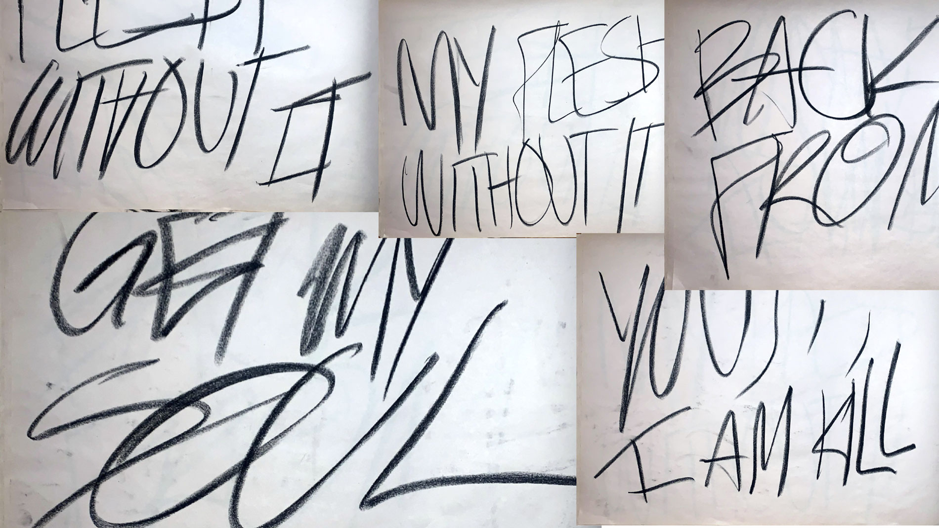 Case Study process with text scribbled in charcoal